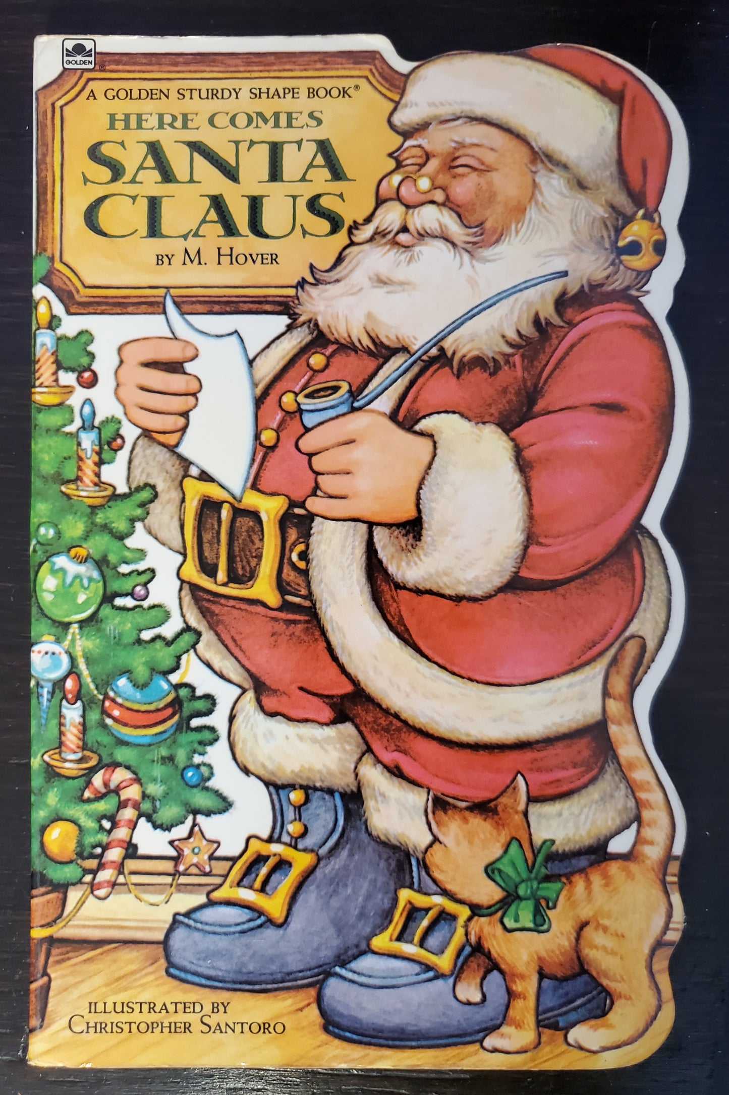 Here Comes Santa Claus (A Golden Sturdy Shape Book)